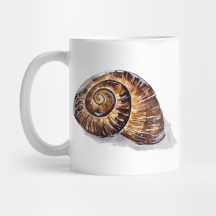 Brown Snail Shell Mug